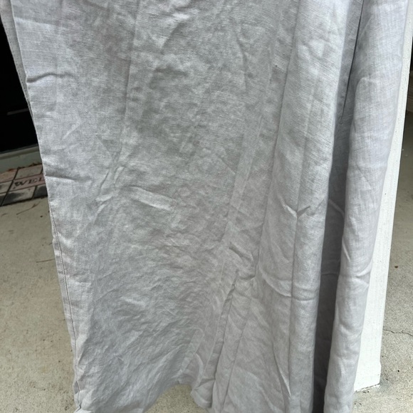 NWT Linen Handmade Studios Marlena Wrap Dress 100% Linen - Picture 8 of 8